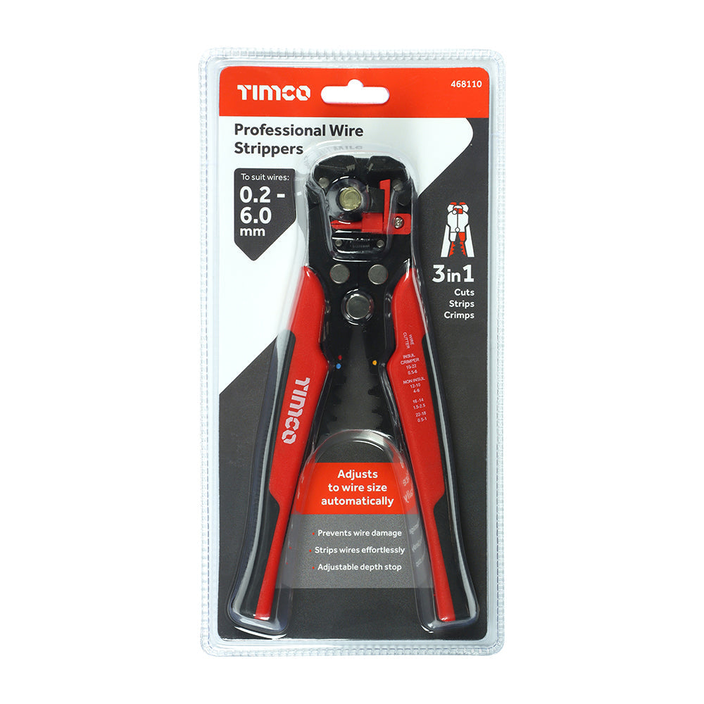 TIMCO Professional Wire Strippers, 8"