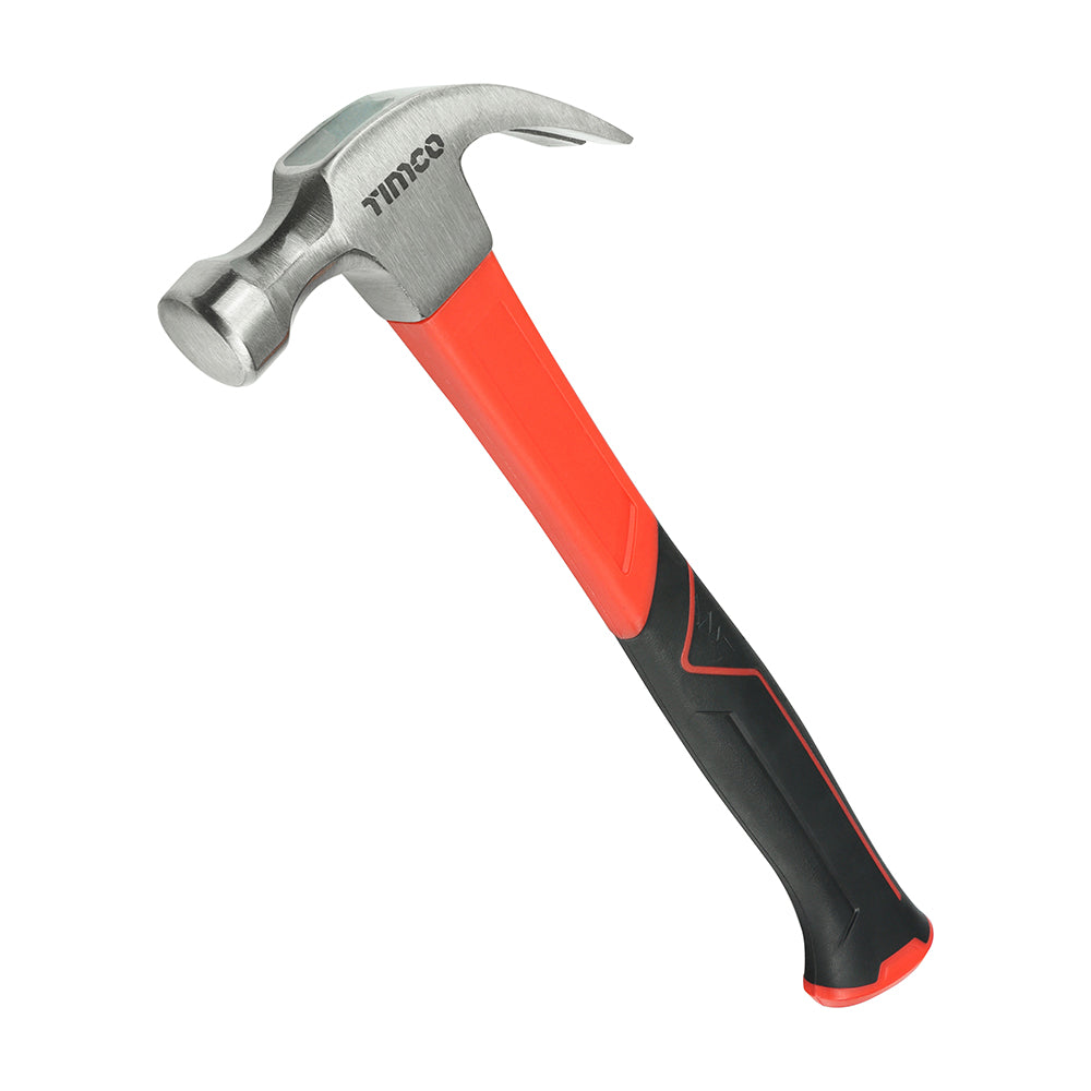 TIMCO Claw Hammer, Fibreglass Handle, 16oz
