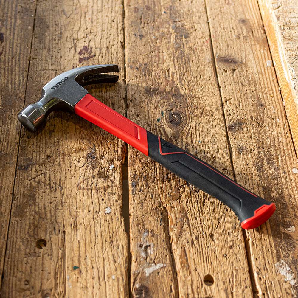 TIMCO Claw Hammer, Fibreglass Handle, 20oz