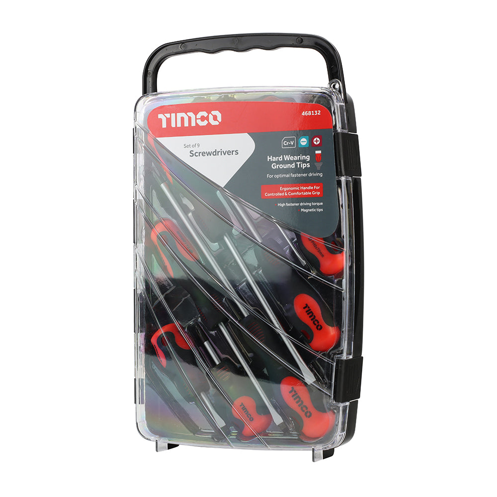 TIMCO Screwdriver Set, 9pcs