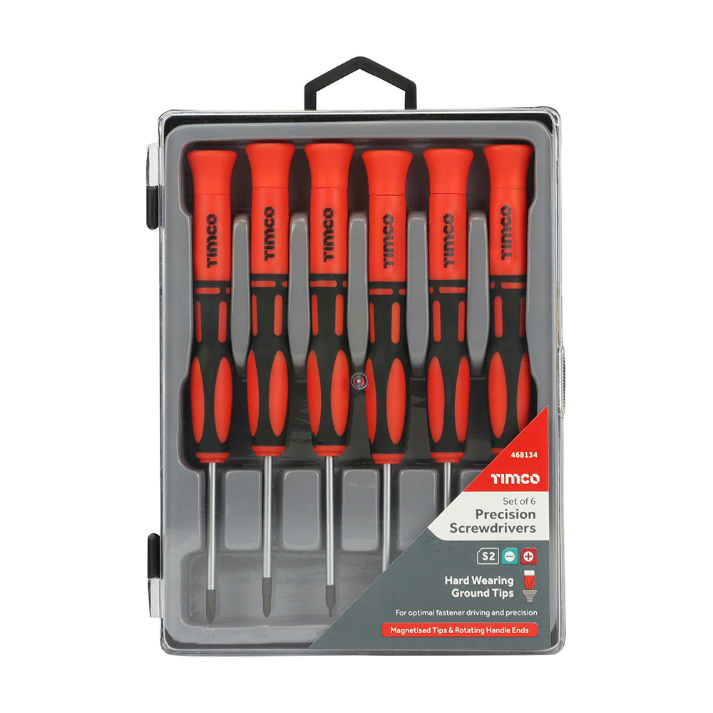 TIMCO Precision Screwdriver Set, 6pcs