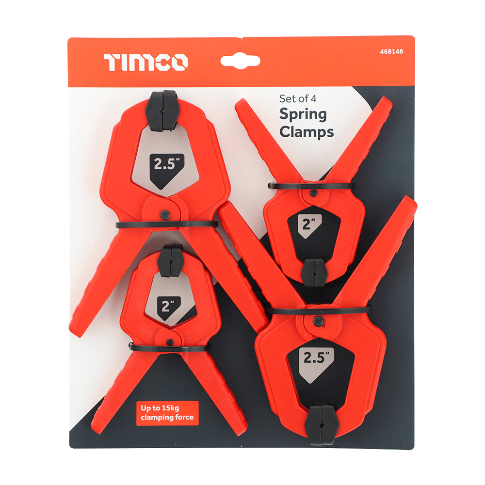 TIMCO Spring Clamp Set, 4pcs