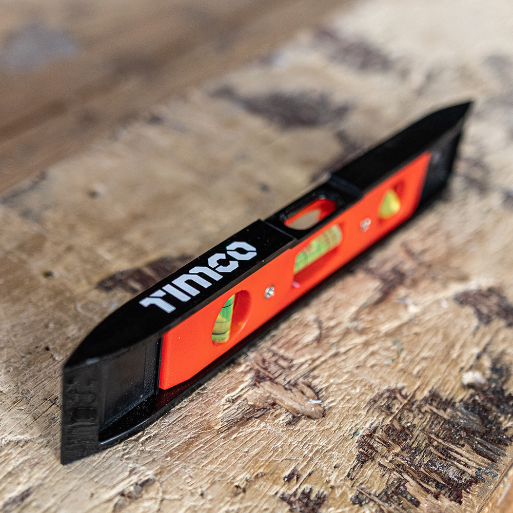 TIMCO Toolbox Spirit Level, Plastic, 225mm