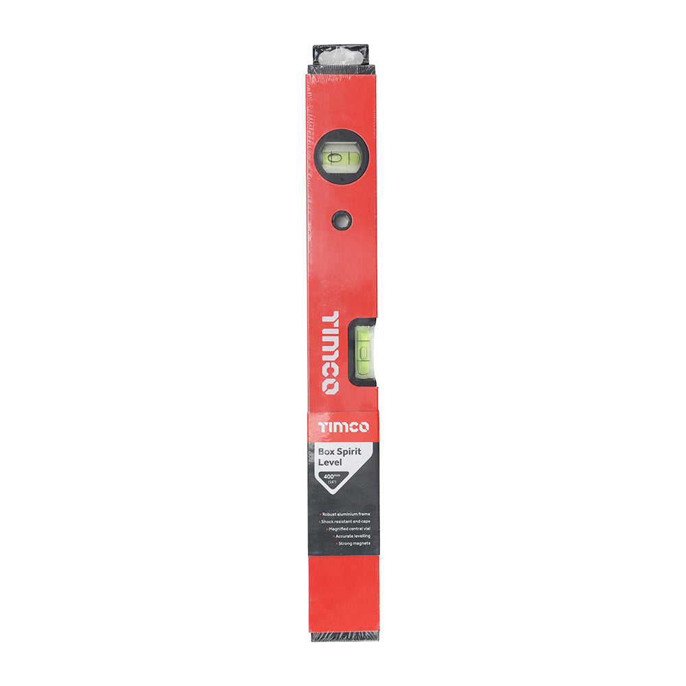 TIMCO Spirit Level, Box Beam, 400mm