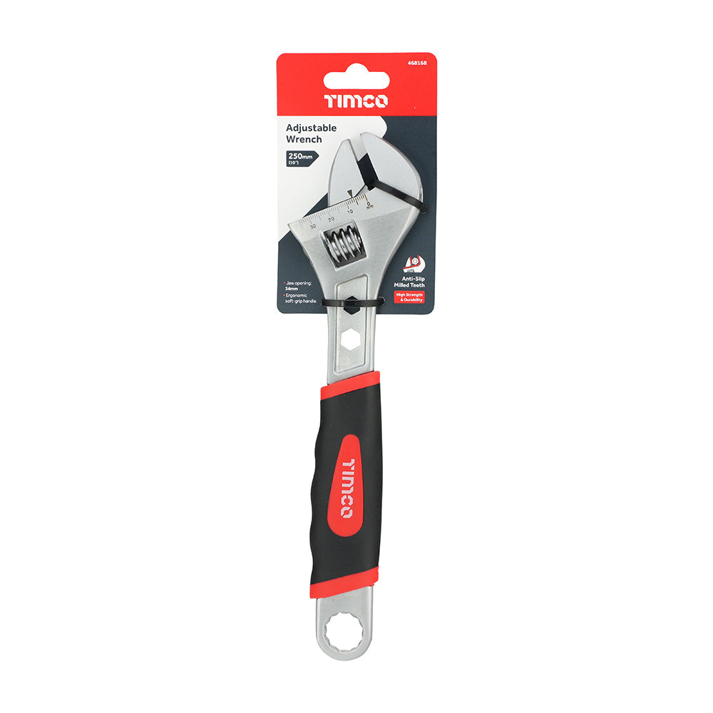 TIMCO Adjustable Wrench, 10"
