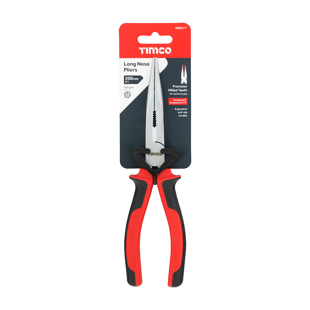 TIMCO Long Nose Pliers, 8"
