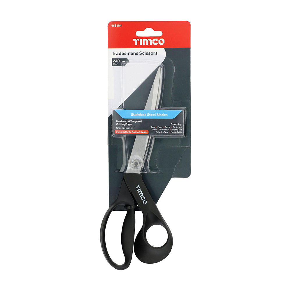TIMCO Tradesmans Scissors, 9 1/2"