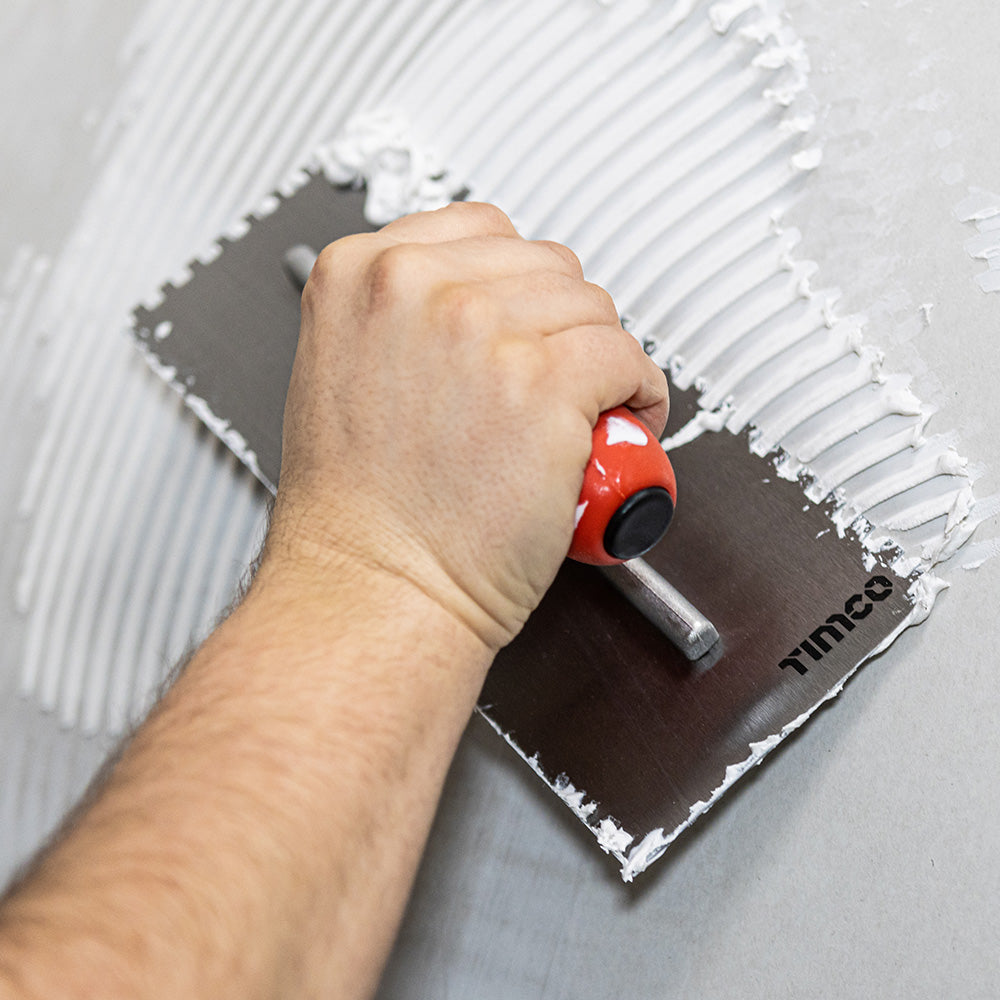 TIMCO Adhesive Trowel, Square Notch, 6mm