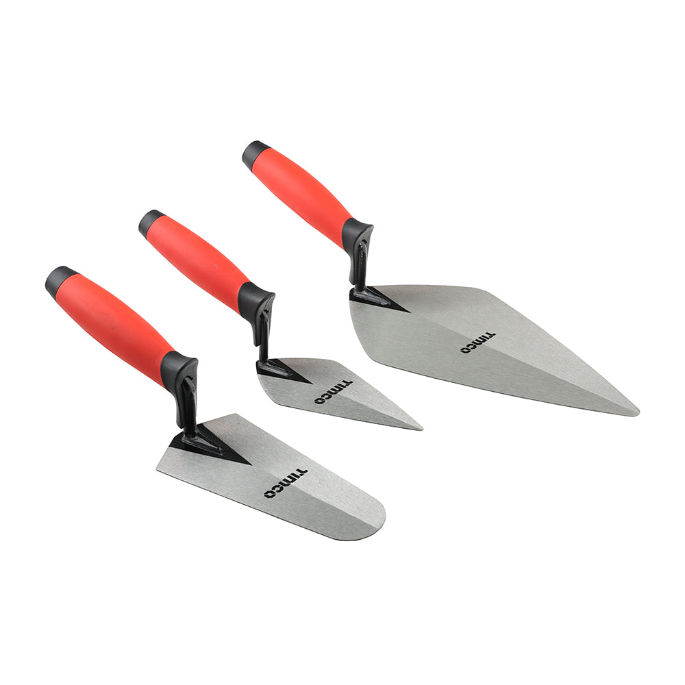 TIMCO Brick Trowel Set, 3pcs