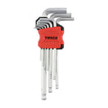 TIMCO Long Arm Ball End Hex Key Set, 9pcs