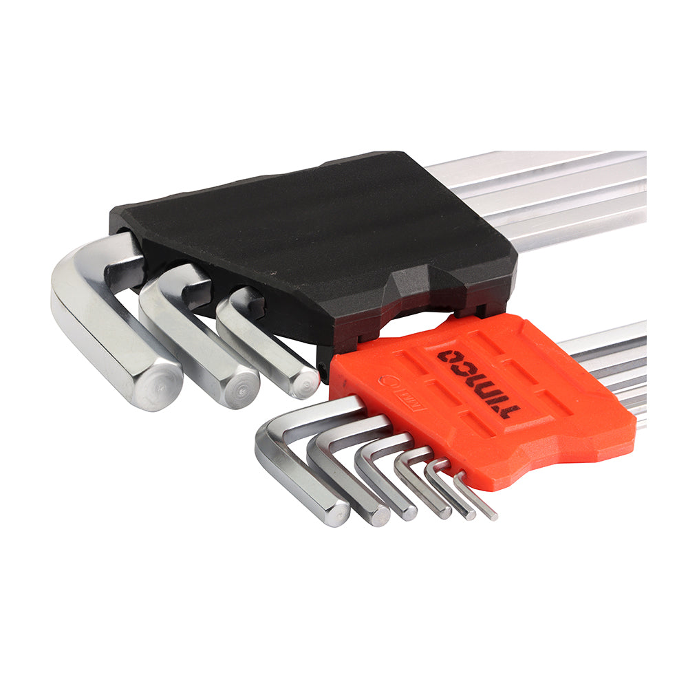 TIMCO Long Arm Ball End Hex Key Set, 9pcs