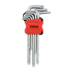 TIMCO Long Arm TX Drive Key Set, 9pcs