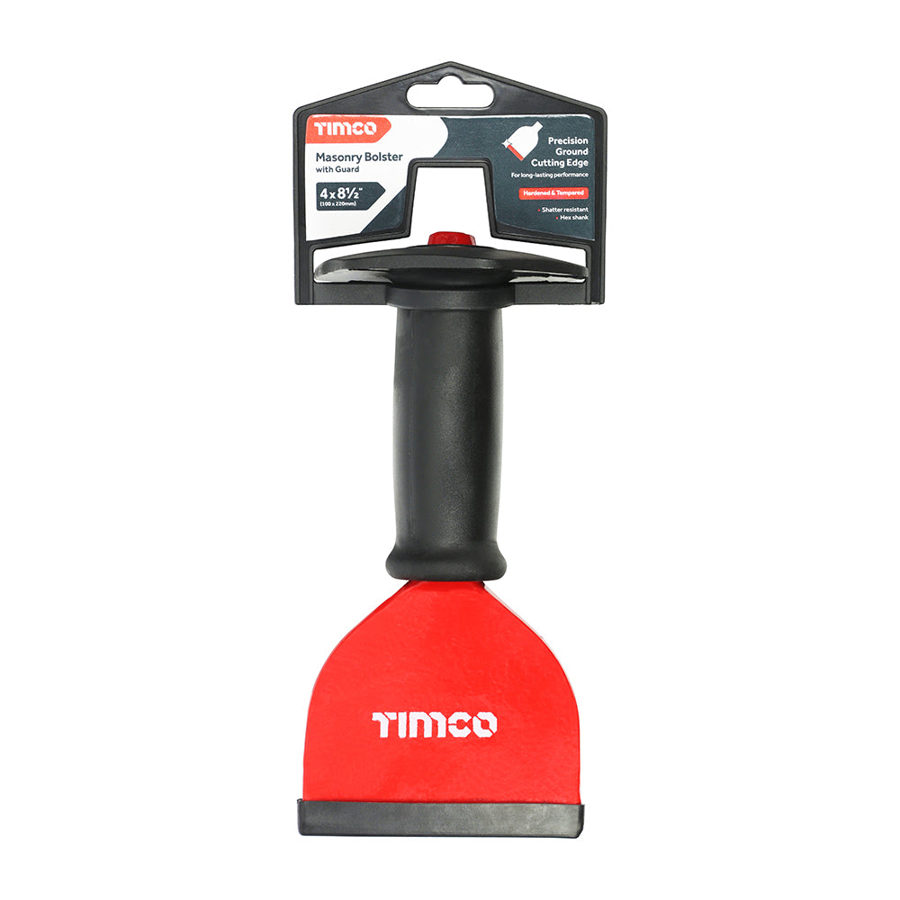 TIMCO Masonry Bolster with Guard, 4 x 8 1/2"