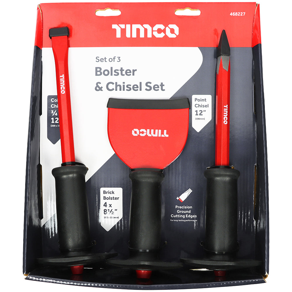 TIMCO Bolster & Chisel Set, 3pcs