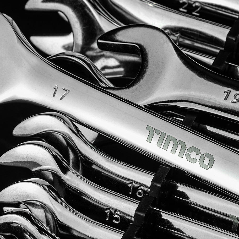 TIMCO Spanner Set, Combination, 25pcs