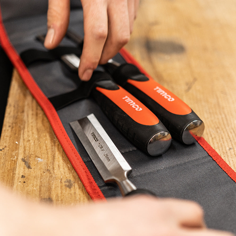 TIMCO Bevel Edge Wood Chisel Set, 3pcs