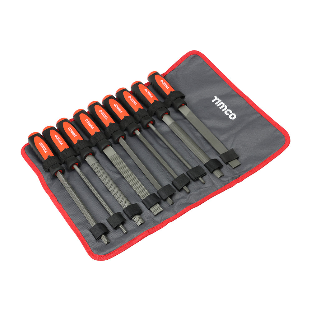TIMCO File & Rasp Set, 9pcs