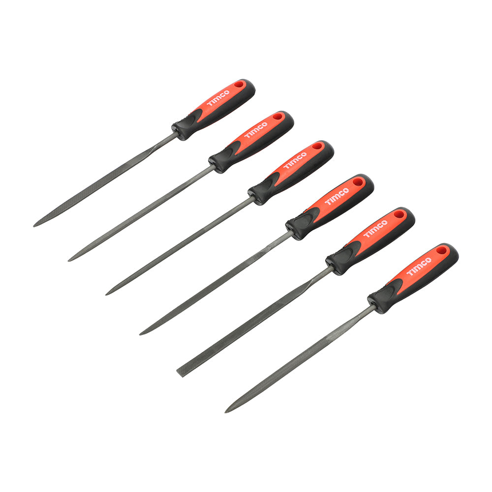 TIMCO Needle File Set, 6pcs