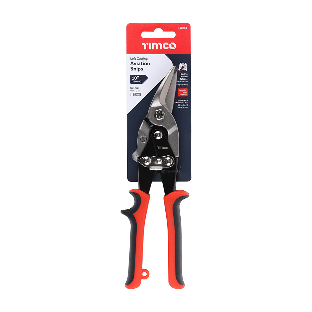 TIMCO Aviation Snips, Left, 250mm