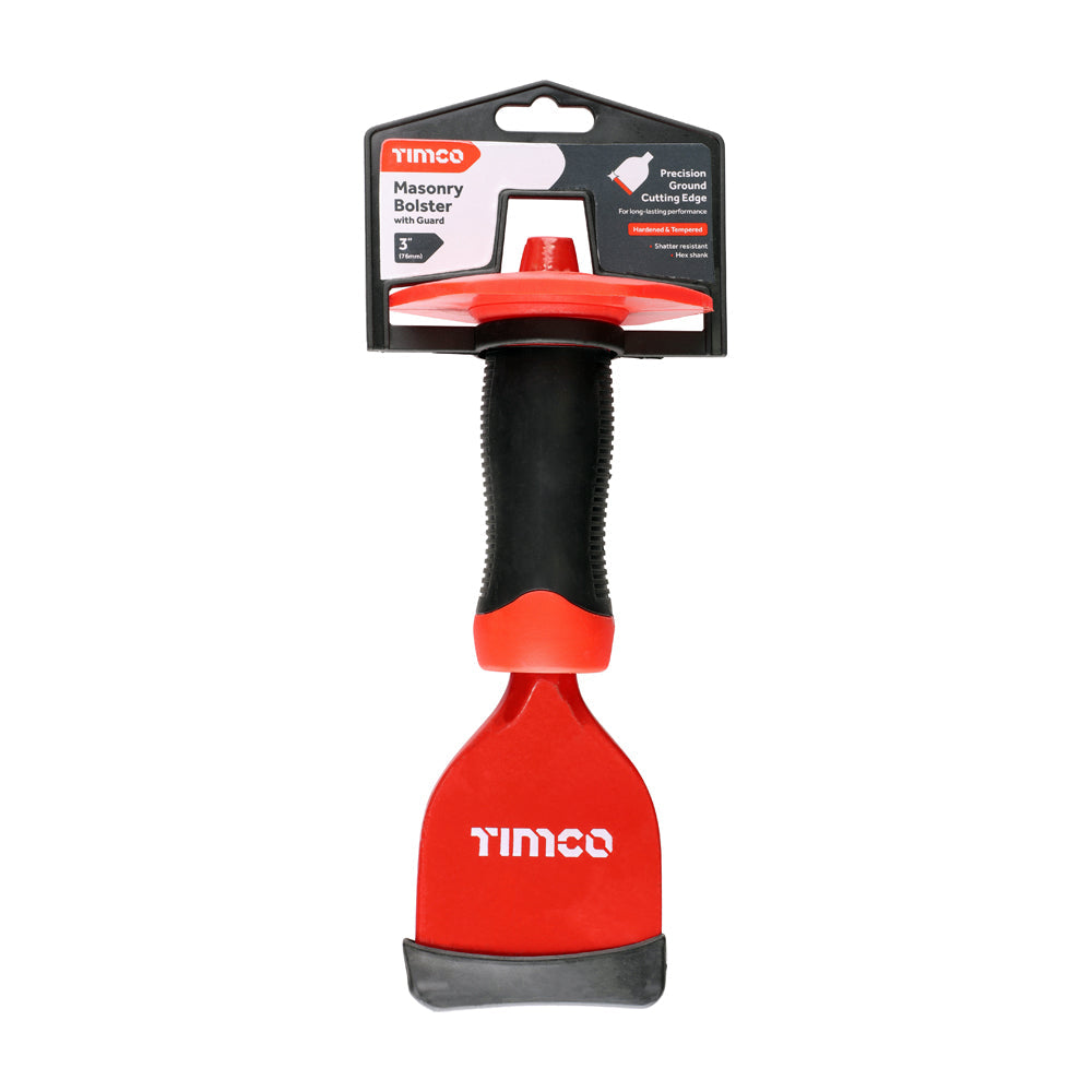 TIMCO Masonry Bolster with Guard, 3 x 8 1/2"