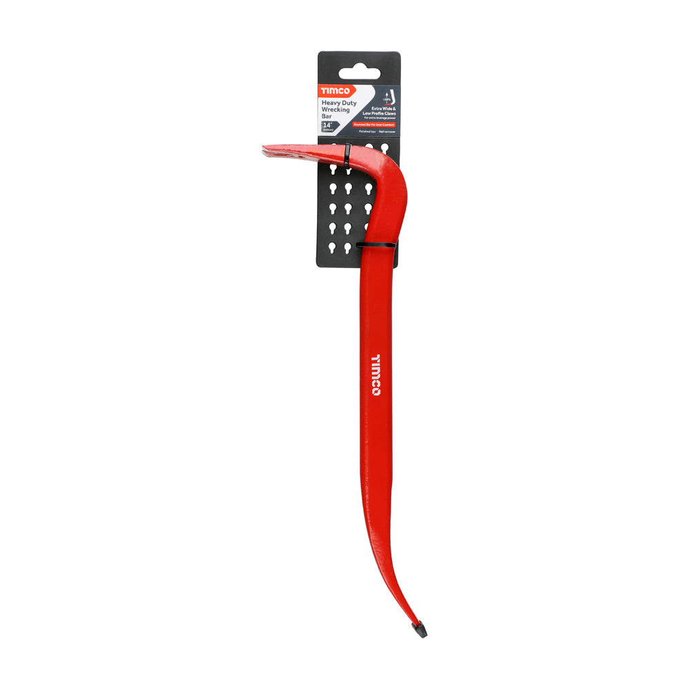 TIMCO Heavy Duty Wrecking Bar, 14"
