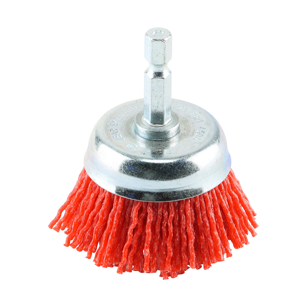 TIMCO Drill Cup Brush, Nylon, 50mm