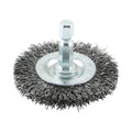 TIMCO Drill Wheel Brush, Crimped Steel Wire, 50mm