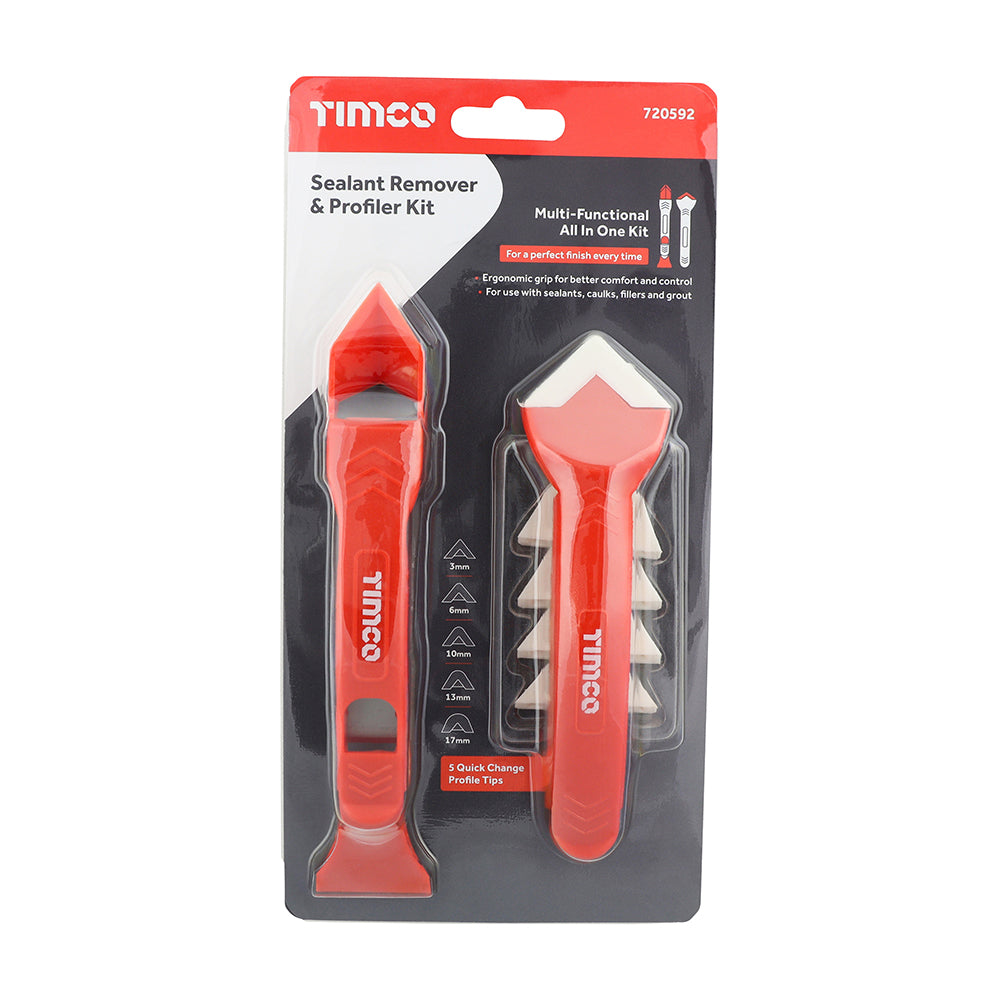 TIMCO Sealant Remover and Profiler Kit, 7pcs