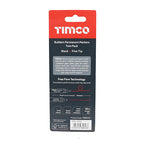TIMCO Builders Permanent Markers, Chisel Tip, Black, Pack of 2