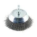 TIMCO Drill Cup Brush, Crimped Steel Wire, 75mm