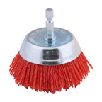 TIMCO Drill Cup Brush, Nylon, 75mm