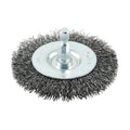 TIMCO Drill Wheel Brush, Crimped Steel Wire, 75mm