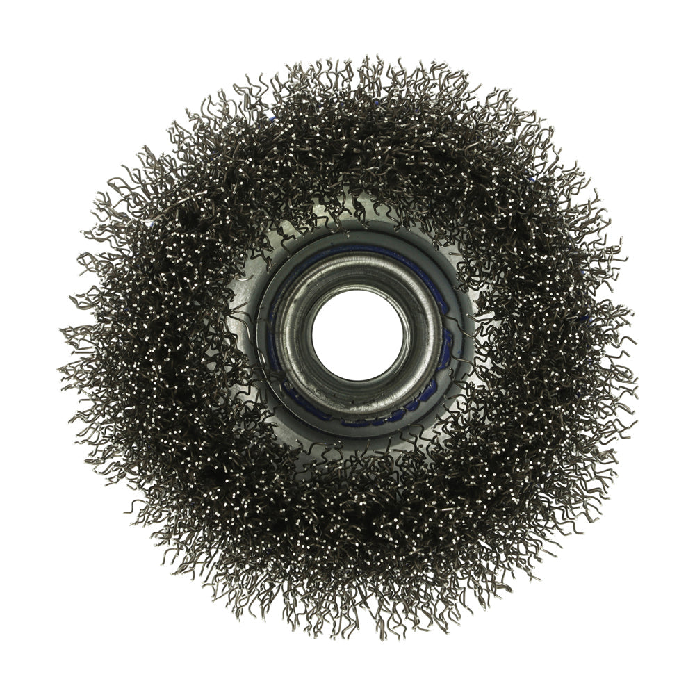 TIMCO Angle Grinder Cup Brush, Crimped Stainless Steel, 75mm
