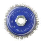 TIMCO Angle Grinder Cup Brush, Crimped Stainless Steel, 75mm