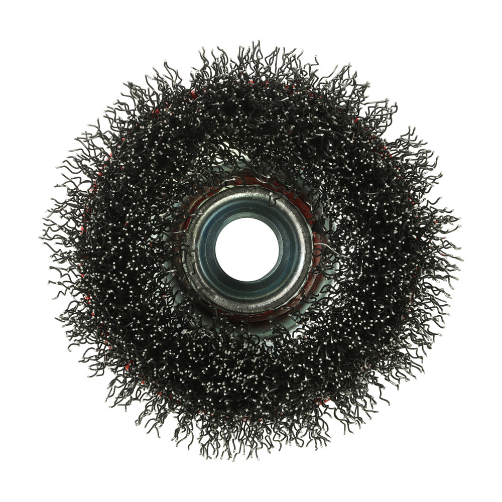 TIMCO Angle Grinder Cup Brush, Crimped Steel Wire, 75mm