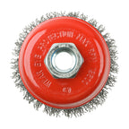 TIMCO Angle Grinder Cup Brush, Crimped Steel Wire, 75mm