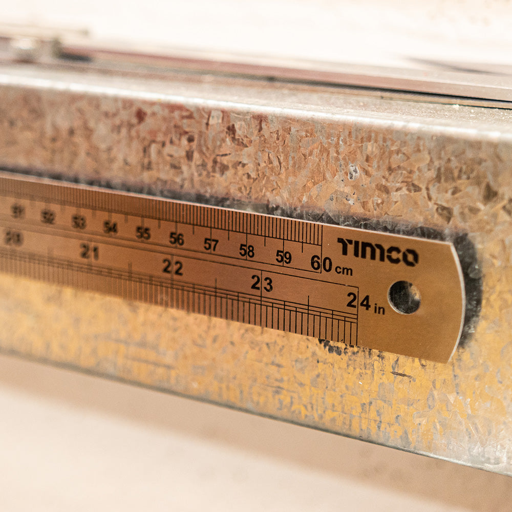 TIMCO Steel Ruler, 600mm