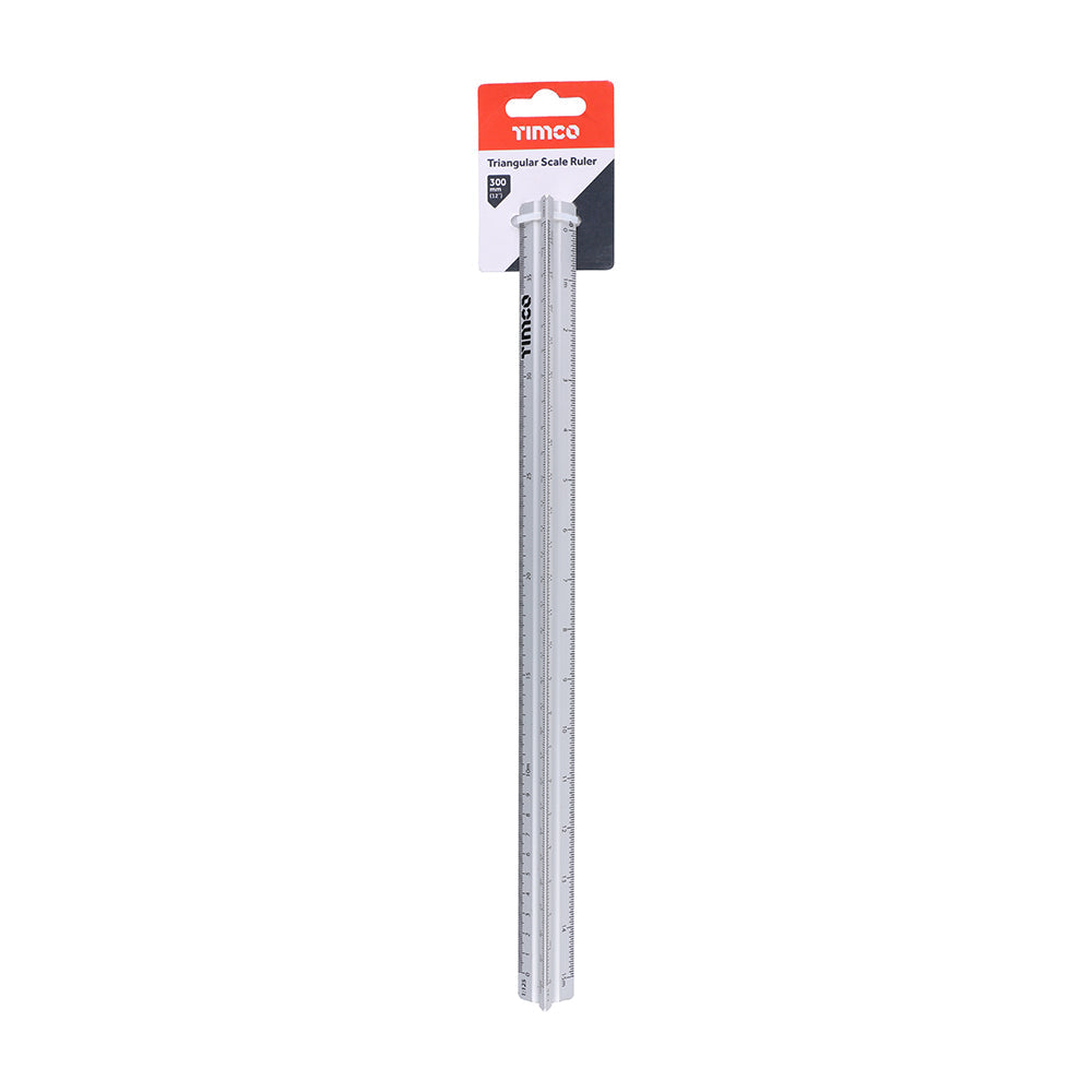 TIMCO Triangular Scale Ruler, 300mm