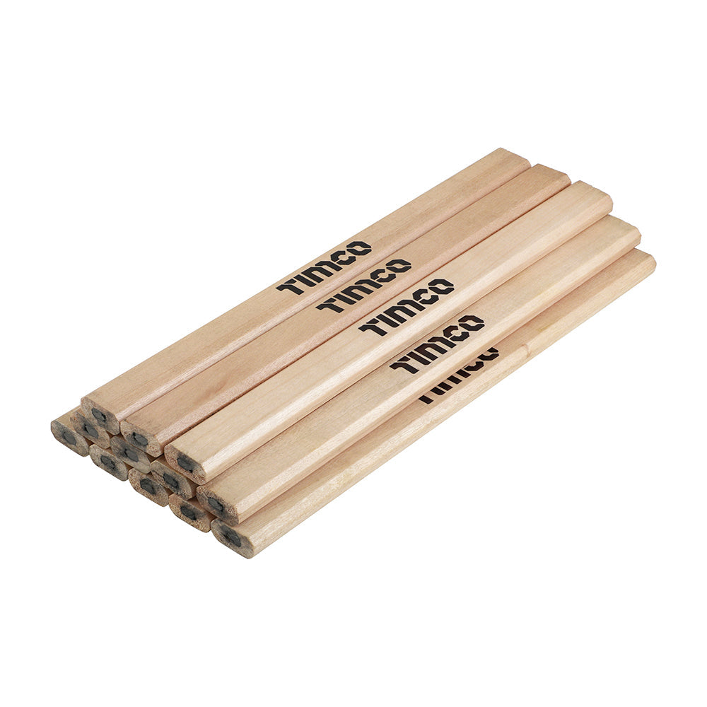 TIMCO Carpenters Pencils, 180mm, Tube of 12