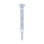 TIMCO Metal Construction Timber to Heavy Section Screws, Countersunk, Wing-Tip, Self-Drilling, Exterior, Silver Organic, 5.5 x 65, Box of 200