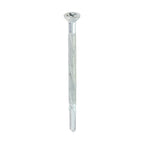 TIMCO Metal Construction Timber to Heavy Section Screws, Countersunk, Wing-Tip, Self-Drilling, Exterior, Silver Organic, 5.5 x 85, Box of 100