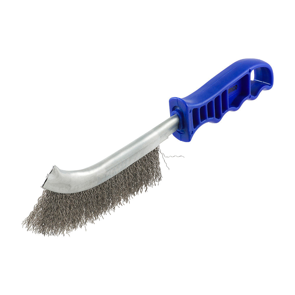 TIMCO Wire Hand Brush, Stainless Steel, 255mm