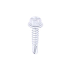 TIMCO Metal Construction Light Section Screws, Hex, Self-Drilling, Exterior, Silver Organic, 5.5 x 25, Pack of 200