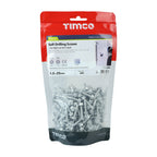TIMCO Metal Construction Light Section Screws, Hex, Self-Drilling, Exterior, Silver Organic, 5.5 x 25, Pack of 200