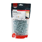 TIMCO Metal Construction Timber to Light Section Screws, Countersunk, Wing-Tip, Self-Drilling, Zinc, 5.5 x 65, Pack of 120