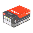 TIMCO Multi-Fix Masonry Bolts, Pan, Exterior, Silver, 10.0 x 100/M12, Box of 50