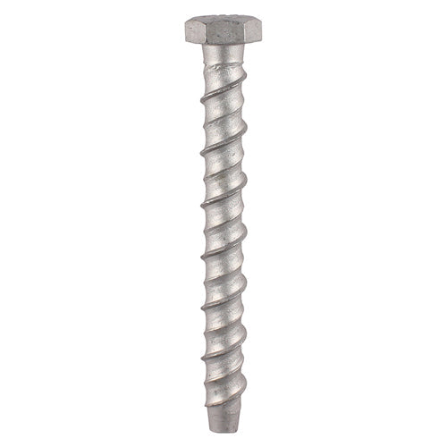 TIMCO Multi-Fix Masonry Bolts, Hex, Exterior, Silver, 10.0 x 130, Box of 50