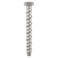 TIMCO Multi-Fix Masonry Bolts, Hex, Exterior, Silver, 16.0 x 100, Box of 10