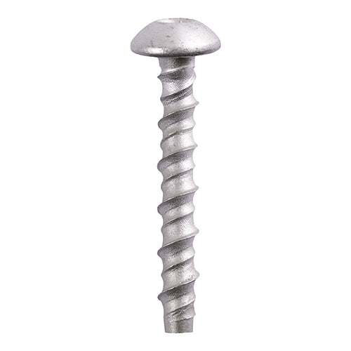 TIMCO Multi-Fix Masonry Bolts, Pan, Exterior, Silver, 8.0 x 75/M10, Box of 100