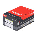 TIMCO Multi-Fix Masonry Bolts, Pan, Exterior, Silver, 8.0 x 75/M10, Box of 100